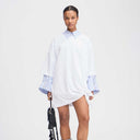 Munthe Lanster Oversized Tee White