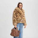 Munthe Lestine Leopard Jacket Camel