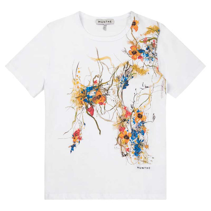 Munthe Marsilea T-Shirt Hvid - J BY J Fashion