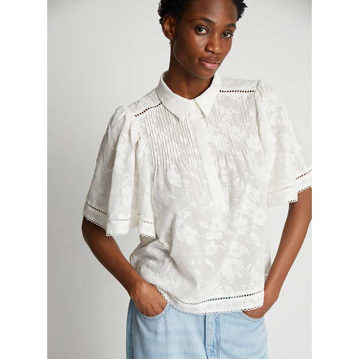 Munthe Occur SS Shirt Hvid - J BY J Fashion
