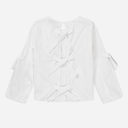 Munthe Raelyn Knot Blouse White