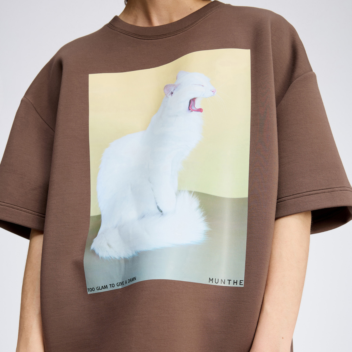 Munthe Raploi Oversized Tee Brown