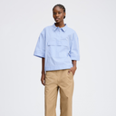 Munthe Romero S/S Studs Shirt Blue