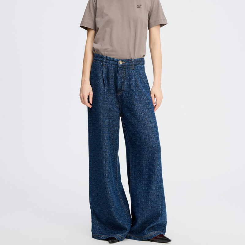 Munthe Ronan Logo Jeans Indigo