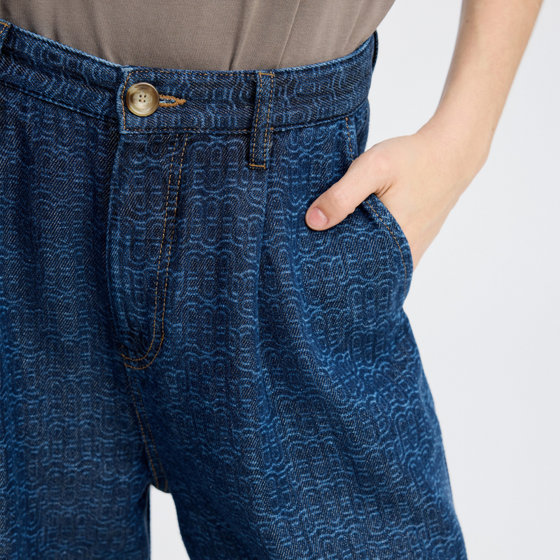 Munthe Ronan Logo Jeans Indigo