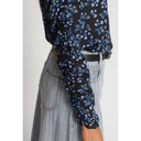 Munthe Seima Flower Blouse Black - J BY J Fashion