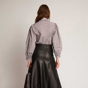 Munthe Trudie Stripe Shirt Chocolate - J BY J Fashion