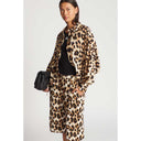 Munthe Uama Leopard Long Shorts Mocca