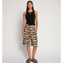 Munthe Uama Leopard Long Shorts Mocca
