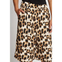 Munthe Uama Leopard Long Shorts Mocca