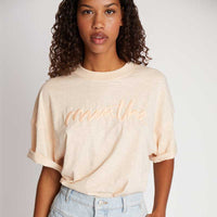 Munthe Udello SS Oversized T-Shirt Peach
