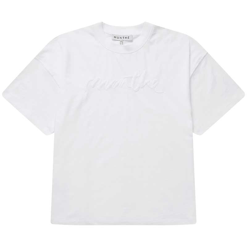 Munthe Udello SS Oversized T-Shirt White