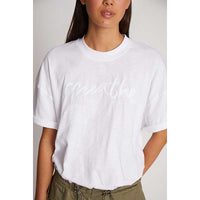 Munthe Udello SS Oversized T-Shirt White
