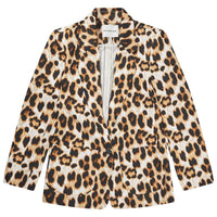Munthe Ukit Leopard Blazer Mocca