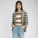 Munthe Baketta Checked Blazer Mix Green - J BY J Fashion