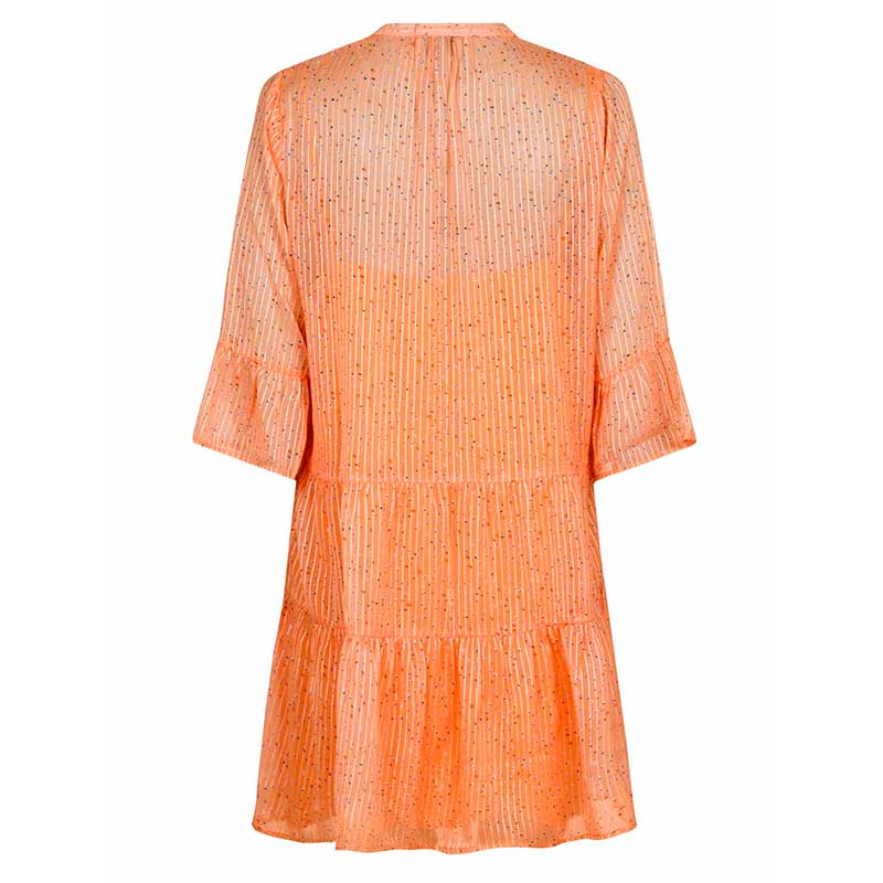 NEO NOIR GUNVOR SPARKLE DRESS ORANGE
