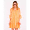 NEO NOIR GUNVOR SPARKLE DRESS ORANGE