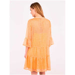 NEO NOIR GUNVOR SPARKLE DRESS ORANGE