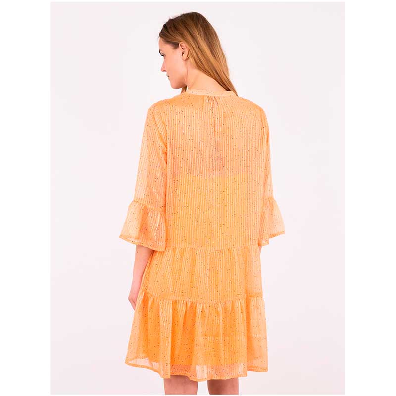NEO NOIR GUNVOR SPARKLE DRESS ORANGE