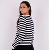 NEO NOIR LIMONE STRIPE KNIT JACKET HVID