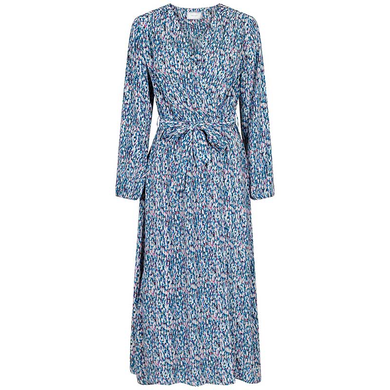 NEO NOIR MEEKO COLOR HAZE DRESS BLÅ