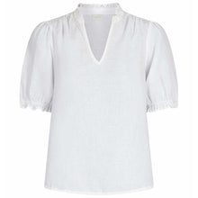 NEO NOIR ODESA LINEN BLOUSE HVID - J BY J Fashion