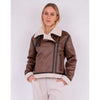 NEO NOIR SADIE TEDDY JACKET BRUN