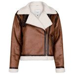 NEO NOIR SADIE TEDDY JACKET BRUN