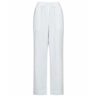 NEO NOIR SONAR LINEN PANTS HVID - J BY J Fashion