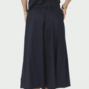Neo Noir Yara Poplin Skirt Navy