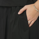 Neo Noir Yara Poplin Skirt Sort