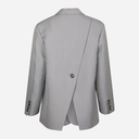 Neo Noir Aarielle Structure Blazer Grey Melange