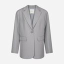 Neo Noir Aarielle Structure Blazer Grey Melange