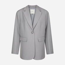 Neo Noir Aarielle Structure Blazer Grey Melange
