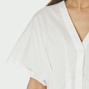Neo Noir Adamma Poplin Blouse White