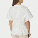 Neo Noir Adamma Poplin Blouse White