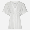 Neo Noir Adamma Poplin Blouse White