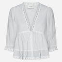 Neo Noir Adelia S Voile Blouse White