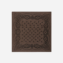 Neo Noir Adelina Paisley Knit Scarf Brown Melange