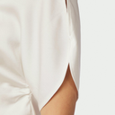 Neo Noir Anelle Heavy Sateen Blouse Pearl