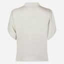 Neo Noir Anelle Heavy Sateen Blouse Pearl