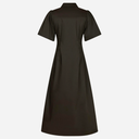 Neo Noir Baia Poplin Dress Chocolate Brown