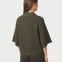 Neo Noir Benuta Fluffy cardigan i army grøn-4