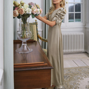 Neo Noir Benuti Solid Dress Light Green