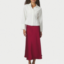 Neo Noir Bovary Skirt Dark Red