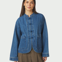 Neo Noir Caline Denim Jacket Blue Denim