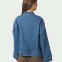 Neo Noir Caline Denim Jacket Blue Denim