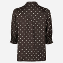 Neo Noir Diana Dot Blouse Dark Brown