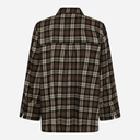 Neo Noir Dita Flannel Check Shirt Dark Taupe