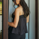 Neo Noir Elvena S Voile Top Dark Brown